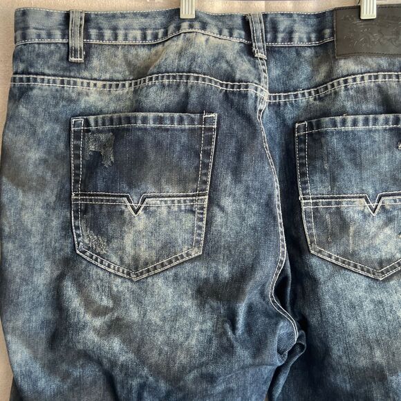 Men's Access Apparel Biker Jeans - Picture 5 of 14